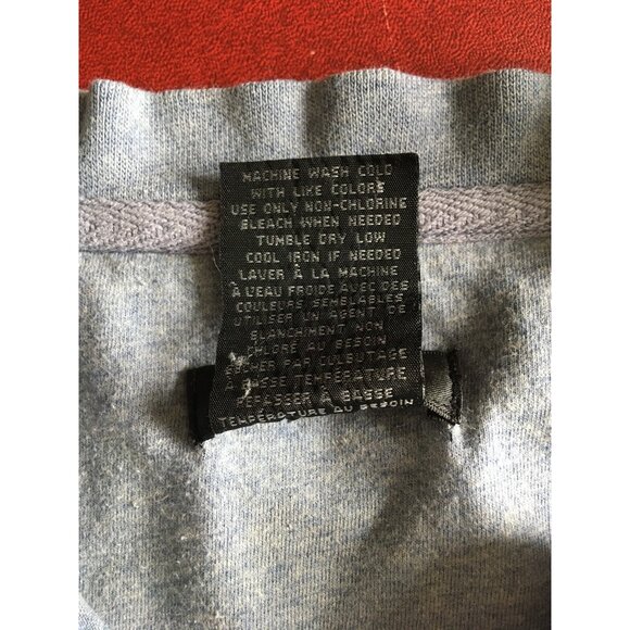 Intimo Men T Shirt Gray 1/4 Button Up Long Sleeves 100% Cotton Size S - Picture 5 of 5